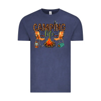 Vintage Denim camping life Vintage Tee - texasbilliewilder
