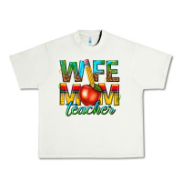 Pistachio wife mom teacher Urban Heavy Tee - texasbilliewilder