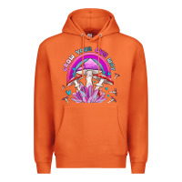 Carrot grow your own way crystal and mushroom Premium Hoodie - MaliasSmallBusiness