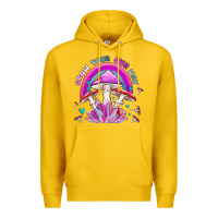 Lemon grow your own way crystal and mushroom Premium Hoodie - MaliasSmallBusiness