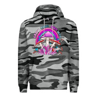 Slate Camo grow your own way crystal and mushroom Premium Hoodie - MaliasSmallBusiness
