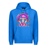 True Royal grow your own way crystal and mushroom Premium Hoodie - MaliasSmallBusiness