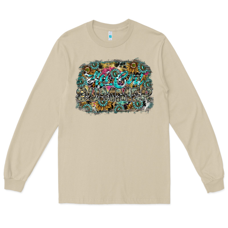Hot Mom Summer Long Sleeve Tee by SublimationCraftShop | Teevron