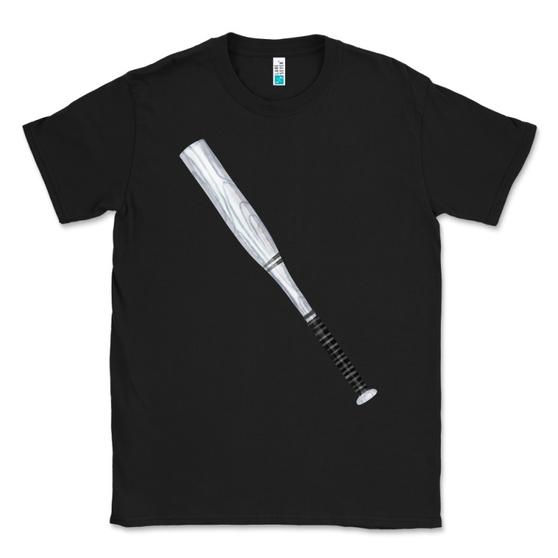 White Wooden Softball Bat Classic Tee by FaDigitalArtStudio | Teevron