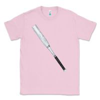 Bubblegum Pink white wooden softball bat Classic Tee - FaDigitalArtStudio