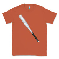 Copper white wooden softball bat Classic Tee - FaDigitalArtStudio