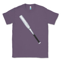 Lavender white wooden softball bat Classic Tee - FaDigitalArtStudio