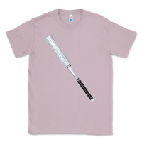 Lilac white wooden softball bat Classic Tee - FaDigitalArtStudio