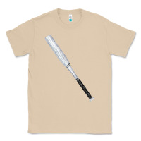 Mushroom white wooden softball bat Classic Tee - FaDigitalArtStudio