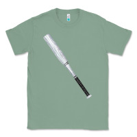 Sage white wooden softball bat Classic Tee - FaDigitalArtStudio