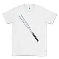 White white wooden softball bat Classic Tee - FaDigitalArtStudio