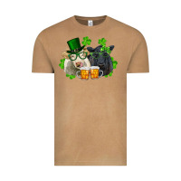 Vintage Camel St. Patrick's Day Charolais And Black Angus Cows Vintage Tee - RanaPortraitStore