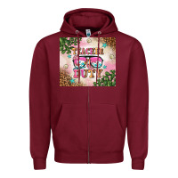 Burgundy teacher of duty summer break Zipper Hoodie - AdoDesignShop