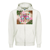 Oatmeal Heather teacher of duty summer break Zipper Hoodie - AdoDesignShop