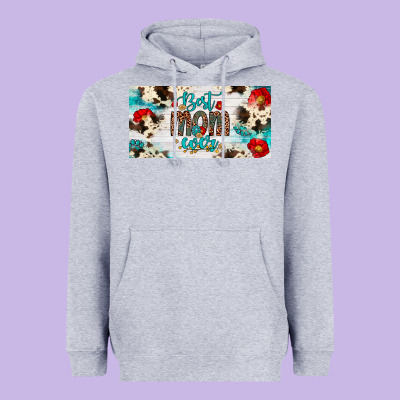 Best Mom Ever License Plate Heavyweight Hoodie Designed By Artiststas