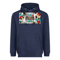 Navy best mom ever license plate Heavyweight Hoodie - Artiststas
