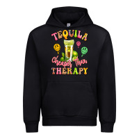 Black tequila cheaper than therapy Urban Hoodie - LillyAllenDesigns