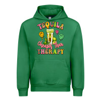 Emerald tequila cheaper than therapy Urban Hoodie - LillyAllenDesigns
