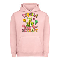 Pigment Salmon tequila cheaper than therapy Urban Hoodie - LillyAllenDesigns