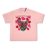 Salmon valentine's day french bulldog puppy Urban Heavy Tee - RanaPortraitStore