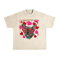 Sandshell valentine's day french bulldog puppy Urban Heavy Tee - RanaPortraitStore