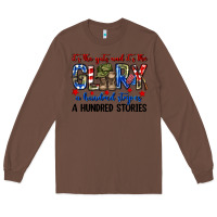 Chestnut It's the guts and it's the glory a hundred stripes Long Sleeve Tee - Neo Western