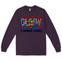 Plum It's the guts and it's the glory a hundred stripes Long Sleeve Tee - Neo Western