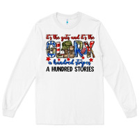 White It's the guts and it's the glory a hundred stripes Long Sleeve Tee - Neo Western