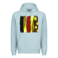 Blue Mist softball brushstroke Premium Hoodie - NancyCooperArtShop