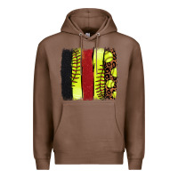 Chestnut softball brushstroke Premium Hoodie - NancyCooperArtShop