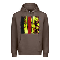 Coffee softball brushstroke Premium Hoodie - NancyCooperArtShop