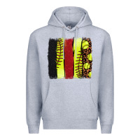 Heather Grey softball brushstroke Premium Hoodie - NancyCooperArtShop