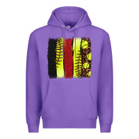 Purple softball brushstroke Premium Hoodie - NancyCooperArtShop
