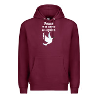 Burgundy Peace Was Never An Option Premium Hoodie - Bettercallsaul