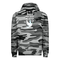 Slate Camo Peace Was Never An Option Premium Hoodie - Bettercallsaul