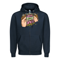 Navy all the pretty girls roll like this Zipper Hoodie - JahusDesignShop