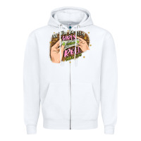 White all the pretty girls roll like this Zipper Hoodie - JahusDesignShop