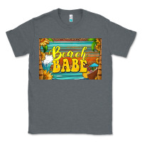 Charcoal Heather beach babe skinny metal can holder Classic Tee - HRA Design Shop