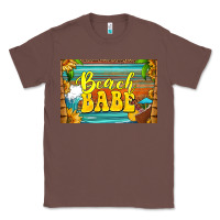 Chestnut beach babe skinny metal can holder Classic Tee - HRA Design Shop