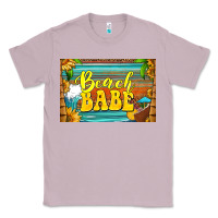 Lilac beach babe skinny metal can holder Classic Tee - HRA Design Shop