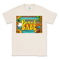Natural beach babe skinny metal can holder Classic Tee - HRA Design Shop