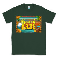 Sports Green beach babe skinny metal can holder Classic Tee - HRA Design Shop