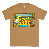 Toasted Coconut beach babe skinny metal can holder Classic Tee - HRA Design Shop