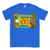 True Royal beach babe skinny metal can holder Classic Tee - HRA Design Shop
