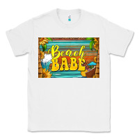White beach babe skinny metal can holder Classic Tee - HRA Design Shop