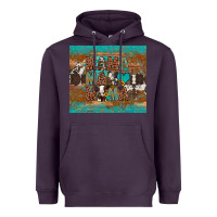 Plum mama mama mama Heavyweight Hoodie - Artiststas
