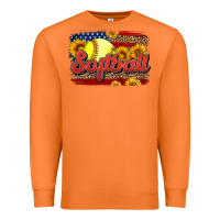 Carrot Western American Flag Softball Premium Sweatshirt - LillyAllenDesigns