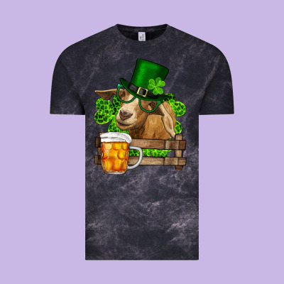Vintage Tee St. Patrick's Day Goat And Beer