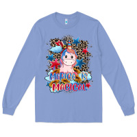 Colony Blue Merica is magical 4th of july Long Sleeve Tee - CowGirlArtShop