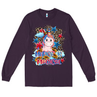 Plum Merica is magical 4th of july Long Sleeve Tee - CowGirlArtShop